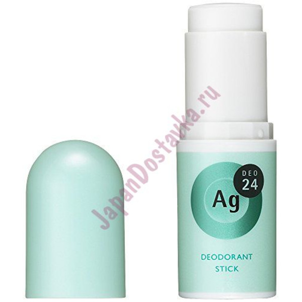 Стик дезодорант-антиперспирант с ионами серебра с лёгким цветочным ароматом детской присыпки Ag DEO24, SHISEIDO  20 г
