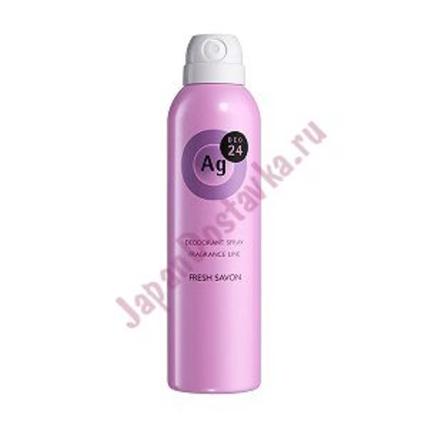 Спрей дезодорант-антиперспирант Ag DEO24 Fresh Savon с ионами серебра с ароматом свежести, SHISEIDO  142 г