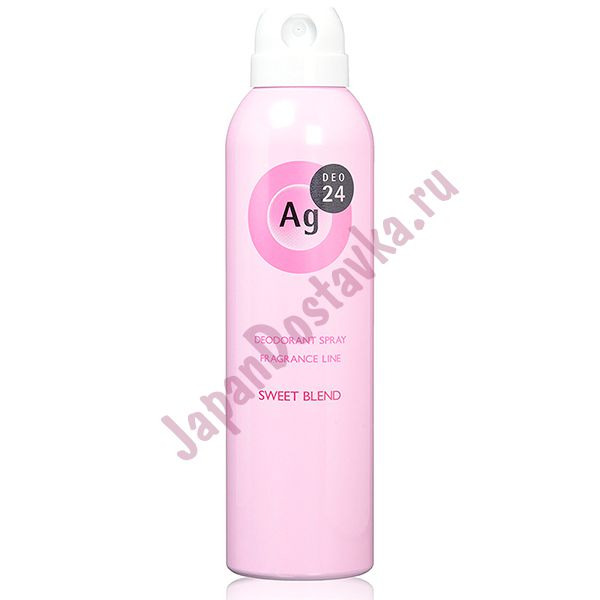 Спрей дезодорант-антиперспирант Ag DEO24 Sweet Blend с ионами серебра со сладким ароматом, SHISEIDO  142 г
