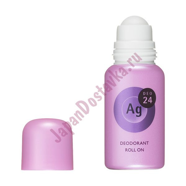 Роликовый дезодорант-антиперспирант Ag DEO24 Deodorant Roll On Fresh Savon с ионами серебра с ароматом свежести, SHISEIDO  40 мл