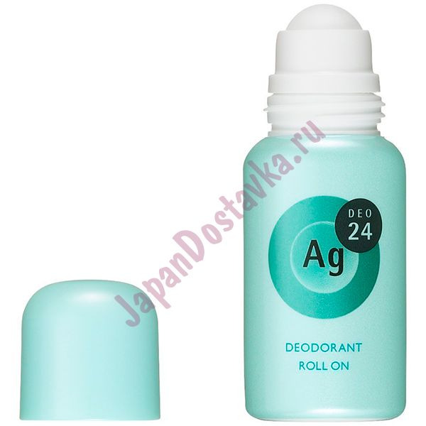 Роликовый дезодорант-антиперспирант Ag DEO24 Baby Powder Deodorant Roll On с ионами серебра с лёгким цветочным ароматом, SHISEIDO  40 мл