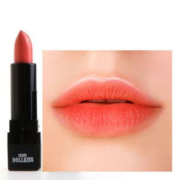 Помада для губ Urban City Kiss & Tension Lipstick, тон № 2 Salmon Pink Lady (розово-коралловый), BAVIPHAT   3,5 г