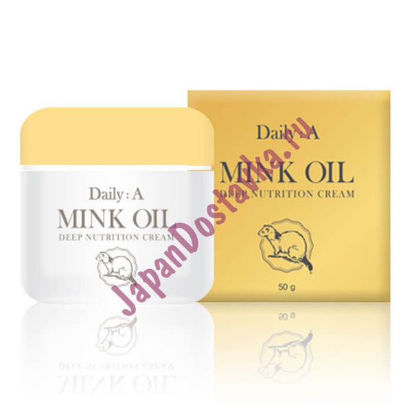 Крем для лица питательный Daily:A Mink Oil Deep Nutrition Cream, DEOPROCE   50 г