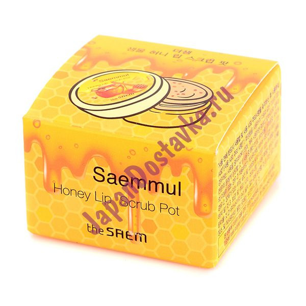 Скраб для губ медовый Saemmul Honey Lip Scrub Pot, THE SAEM   7 г