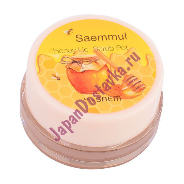 Скраб для губ медовый Saemmul Honey Lip Scrub Pot, THE SAEM   7 г
