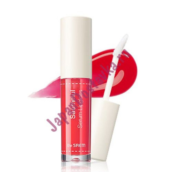 Блеск для губ Saemmul Serum Lipgloss, оттенок PK01 Hot Pink (Ярко-розовый), THE SAEM   4,5 мл