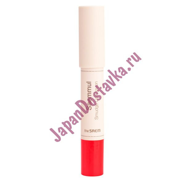 Карандаш-помада для губ Saemmul Smudge Lip Crayon, оттенок PK02, THE SAEM   3,5 г