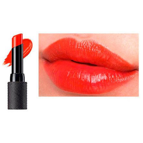 Кремовая помада для губ Kissholic Lipstick M, оттенок OR03 Rabbit Food (морковный), THE SAEM   4,1 г