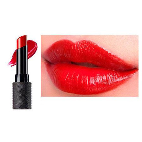 Кремовая помада для губ Kissholic Lipstick M оттенок  RD04 Age Ago (красная ностальгия) THE SAEM 4,1 г
