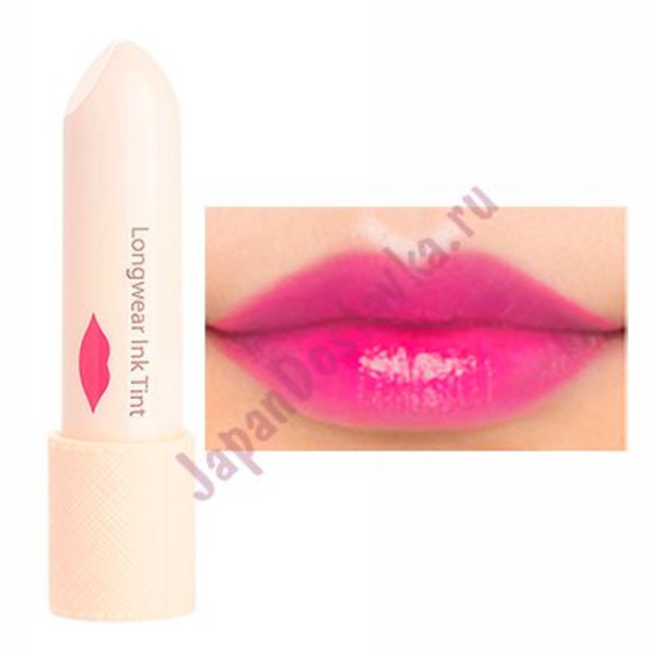 Тинт для губ Longwear Ink Tint, оттенок PK01 Check in Pink (ярко-розовый), THE SAEM   3 г