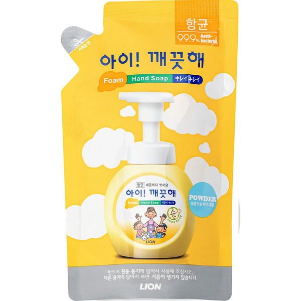 Пенное мыло для рук для чувствительной кожи Ai-Kekute Sensitive, CJ LION 200 мл (запасной блок)