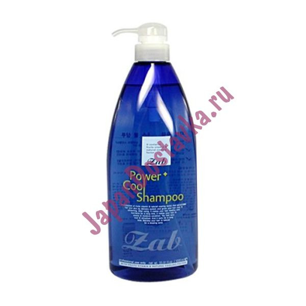 Освежающий шампунь для волос Power Plus Cool Shampoo, ZAB   1000 мл
