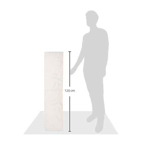 Мочалка-полотенце с пилинг-эффектом для мужчин Get Refresh For Men Peeling (белая, 25 см х 120 см), YOKOZUNA  1 шт