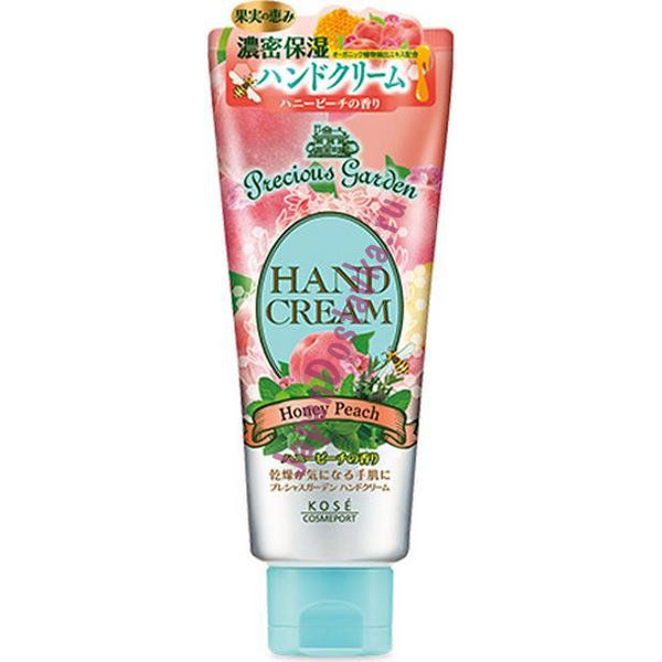 Крем для рук с органическими экстрактами растений Precious Garden Hand Cream Сладкий Персик, KOSE COSMEPORT  70 г