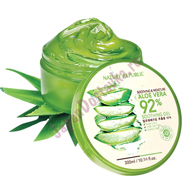 Универсальный гель с экстрактом алоэ Soothing & Moisture Aloe Vera Soothing Gel, NATURE REPUBLIC   300 мл