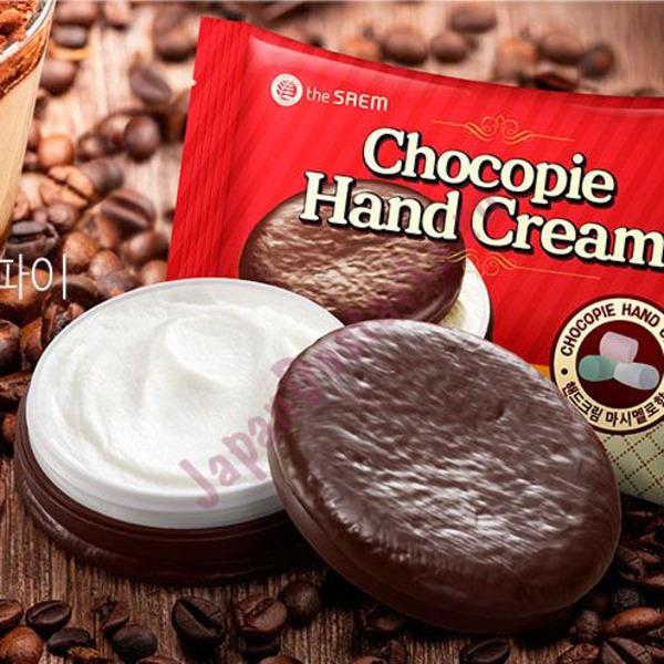 Подарочный набор: крем для рук Chocopie Hand Cream Marshmallow Set, The Saem 3 шт. х 35 мл