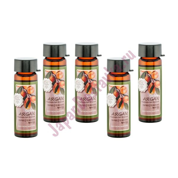 Набор ампул для волос с аргановым маслом Confume Argan Treatment Hair Ampoule, Welcos 15 мл x 5