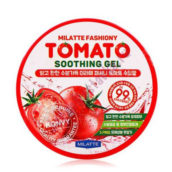 Гель для лица и тела многофункциональный Fashiony Tomato Soothing Gel, MILATTE   300 мл