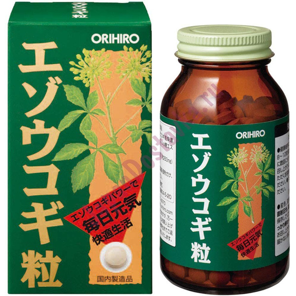 Элеутерококк, Orihiro 100 г (около 400 таблеток)