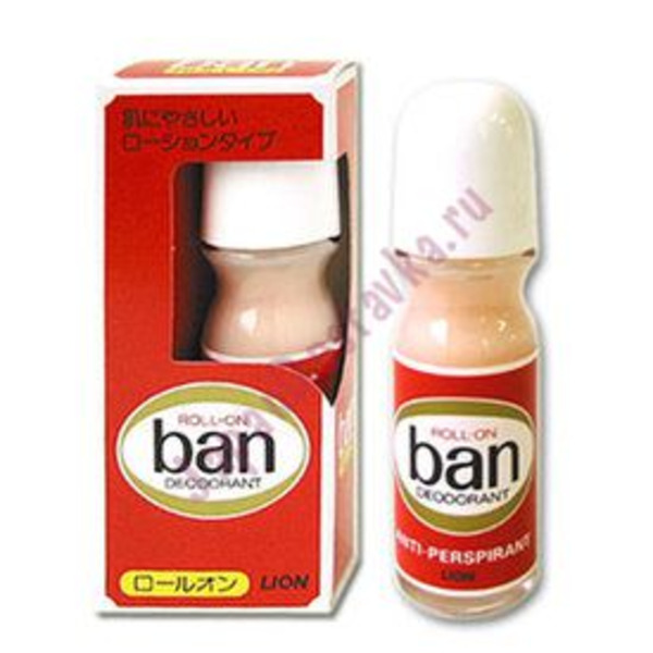 Роликовый дезодорант-антиперспирант Длительная Защита Ban Roll On с легким цветочным ароматом, LION  30 мл