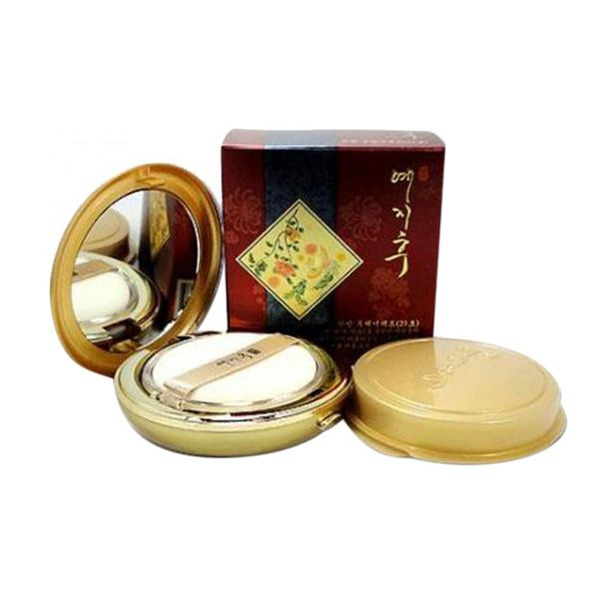 Компактная пудра Ginseng двойного действия, BERGAMO 14+14 г