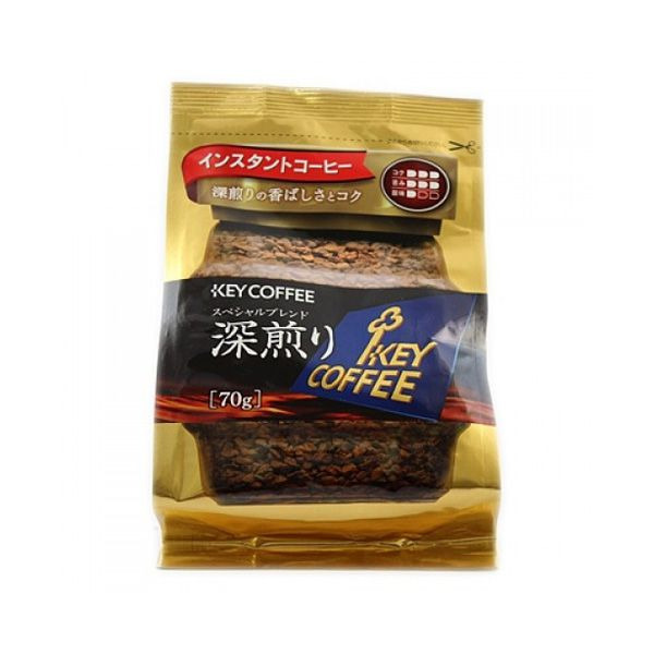 Кофе растворимый Instant CoffeeDeep Roast package, Key Coffee  70 г