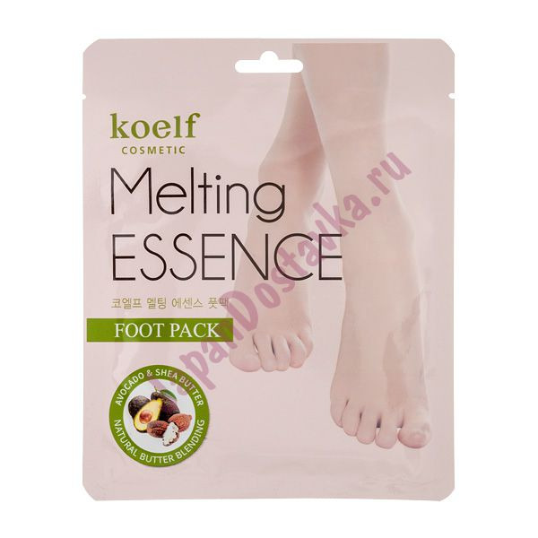 Смягчающая маска для ног в виде носочков Koelf Melting Essence Foot Pack, PETITFEE   30 г