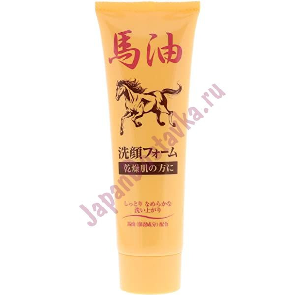 Пенка для умывания для очень сухой кожи Horse Oil Facial Foam, JUNLOVE 120 г