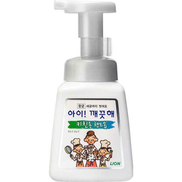 Кухонное мыло-пенка для рук Ai-Kekute с антибактериальным эффектом (аромат мяты), LION 250 мл