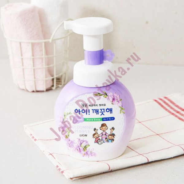 Пенное мыло для рук Ai-Kekute (аромат фиалки, с антибактериальным эффектом), LION  250 мл