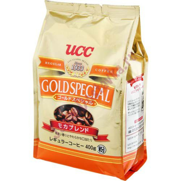 Молотый кофе Голд Спешиал Мокка, UCC  400 г (мягкая упаковка) 