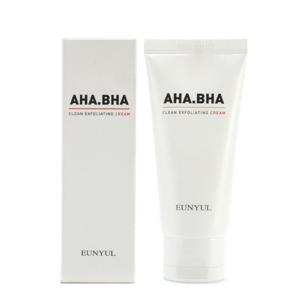 Обновляющий крем с AHA и BHA кислотами для чистой кожи Clean Exfoliating Cream, EUNYUL   50 г