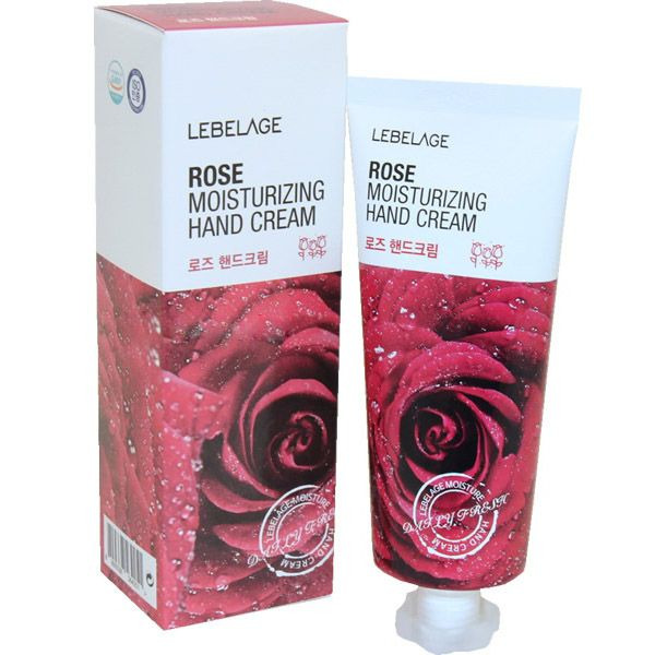 Крем для рук увлажняющий с экстрактом розы Rose Moisturizing Hand Cream, LEBELAGE   100 мл