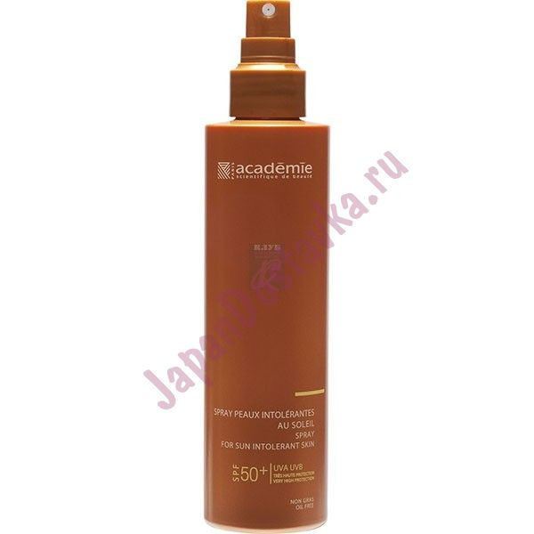 Солнцезащитный спрей для чувствительной кожи SPF 50+ ACADEMIE, 150 мл