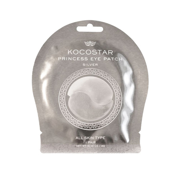 Гидрогелевые патчи для глаз Серебряные Princess Eye Patch Silver Single, Kocostar 1 пара